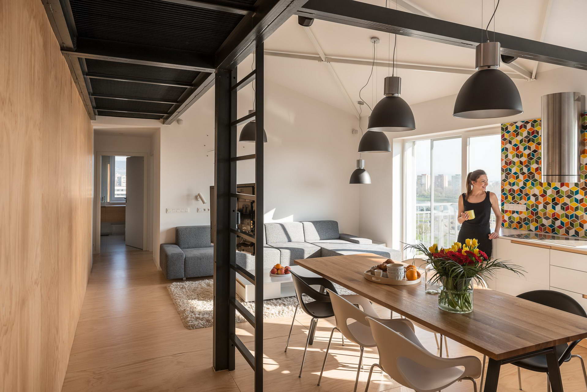Loft lakás a tetÅtérben 95 nm és 3 szoba
