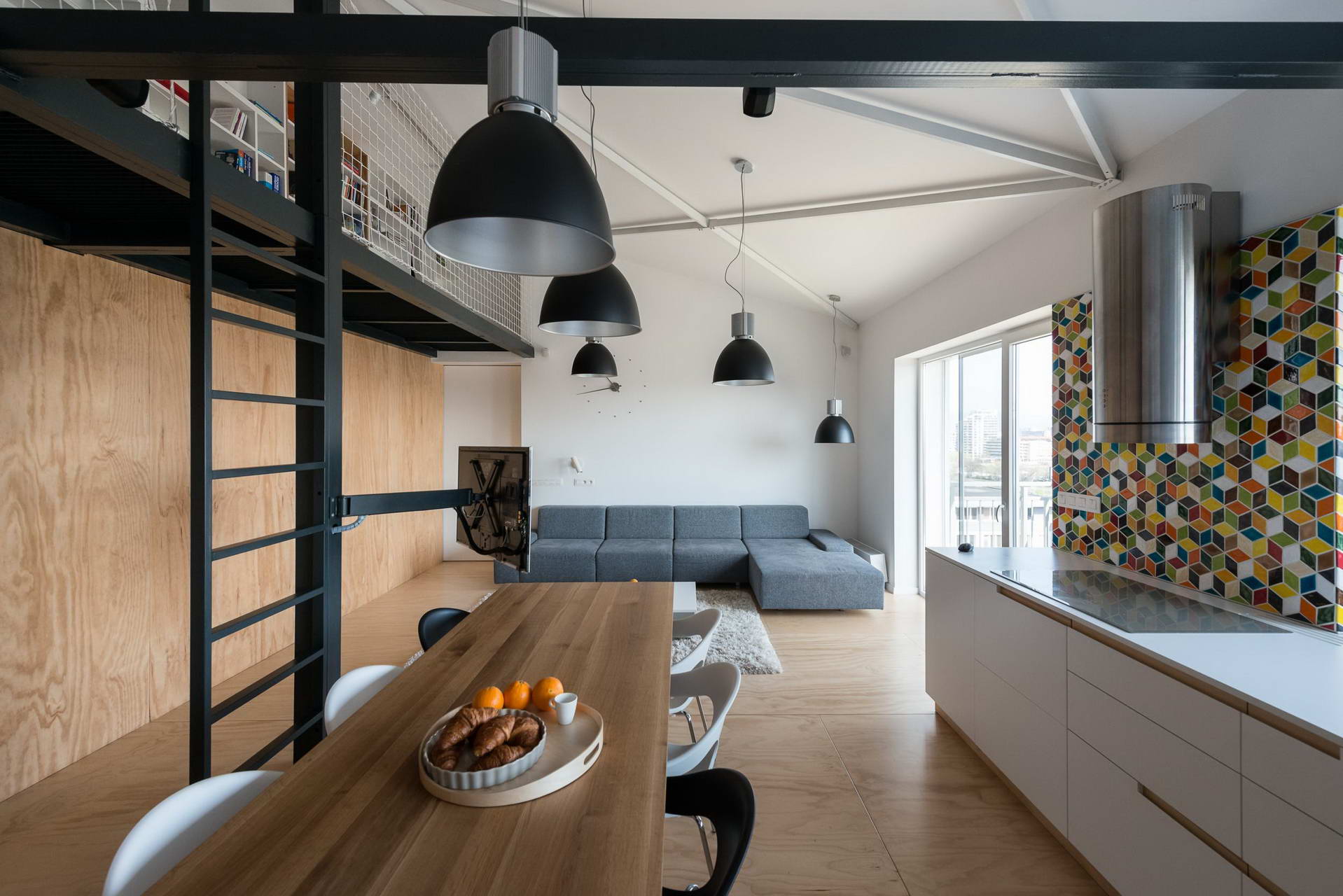 Loft lakás a tetÅtérben 95 nm és 3 szoba