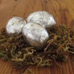 húsvéti tojás, tojásfestés - antik ezüst tojás