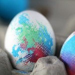 húsvéti ötletl tojásfestéshez - batikolt tojás