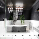 modern Art Deco fürdőszoba