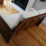 régi ajtó újrahasznosítás - kanapé